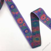Stuha vyšívaná šíře 3,5 cm 250357