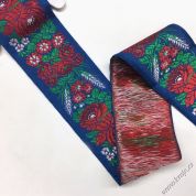 Stuha vyšívaná šíře 7 cm nový typ 250359